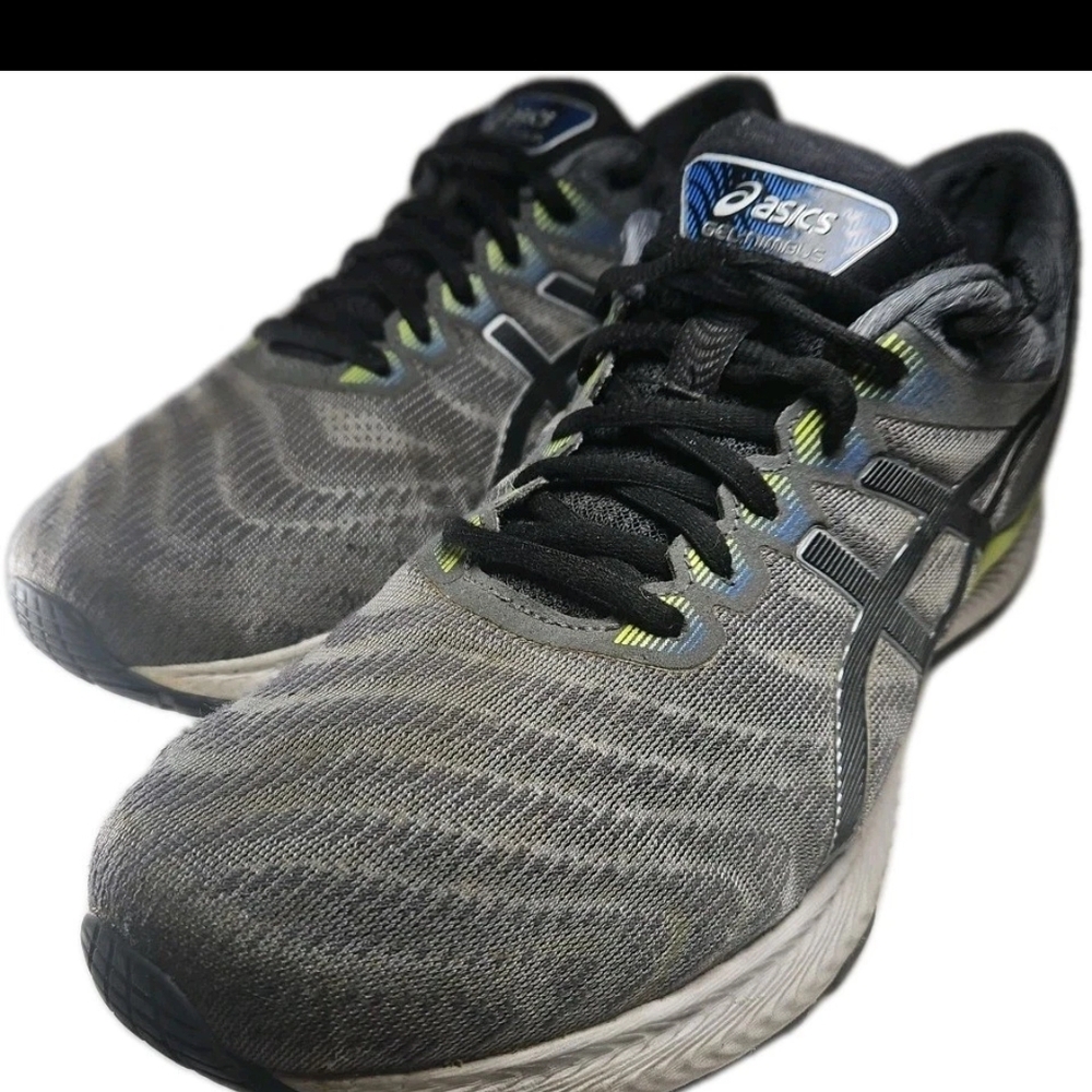 Asics Sneaker Men 11 Gray Gel-Nimbus Run Walk Train Gym 1011B547 Gorp Tech [5B]